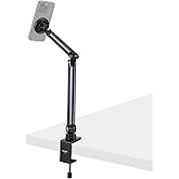 NEEWER Basics Magnetic Cell Phone Holder Stand for Desk & Bed, Tension Adjustable Overhead Desk Mount Compatible with MagSafe iPhone 16 15 Pro Max Plus 14 13 12 for Video Recording Filming, PA089