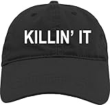 Winter Warm Knit Killin It Black Beanie Hat for Men and Women Winter Cap Skully