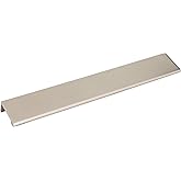 Hardware Resources Elements A500 Edgefield Collection Cabinet and Furniture Handle Pull (10" overall length, Satin Nickel)