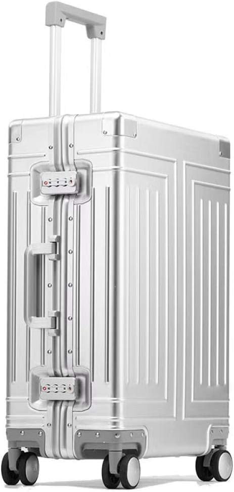 aluminium travel suitcase