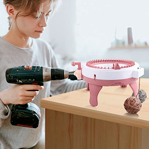 Knitting Machines Adapter Circular Knotting Loom Crank Handle Adapter for Sentro 22 40 48