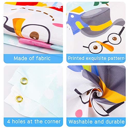 image for WATINC Snowman Toss Games with 4 Bean Bags, Xmas Party Game for Kids a