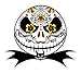OSMdecals - Mexican Sugar Skull Version 107 Jack Skellington Nightmare Before Christmas Funny Sticker Decal - Day of the Dead Home Decor Car Window Bumper Decal Sticker - SAME PRICE ALL SIZE!