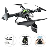 AKASO Drone Quadcopter with 720P HD Camera FPV Drones, APP Live Video 2.4GHz 6-Axis Gyro, Foldable Arms, Altitude Hold Quadcopter Drones for Beginners (A200 2018 Version)