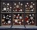 273pcs Christmas Snowflake Window Clings Decals White Snowflakes Stickers Decorations for Holiday Celebration Merry Christmas Winter Frozen Theme Party Snow Ornaments Supplies
