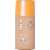 Live Tinted Hueguard Glotion Mineral Tinted Sunscreen For Face SPF 50 – Lightweight Fragrance-Free Sunscreen – Hydrating & Brightening – Clean & Vegan Primer With SPF - Medium Deep .5 FL Oz