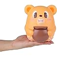 Anboor 5.9" Squishies Jumbo Bear Hug honeypot Slow Rising Scented Kawaii Squishies Animal Toy for Collection Stress Relief Kid's Toys (Light Brown)