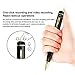 Hidden Camera Pen, HD 1080P Mini Portable Pocket Cam, Clip On Body Hidden Camera Security Pen Camera, Video Recording, Support Loop Recording, Suitable for Business and Conference