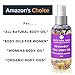 Full Body Oil Moisturizing Oil For Normal to Dry Skin Face Hair Cuticle Scalp Nails. Essential Oil, Coconut, Argan, Jojoba & Sweet Almond Oil Blend. 4oz (Lavender)