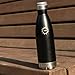 Stainless Steel Vacuum Insulated Water Bottle, BPA Free Double Walled Leak Proof Thermos Flask with Copper Lining, Drinks Stay Hot & Cold (25 oz, Black)