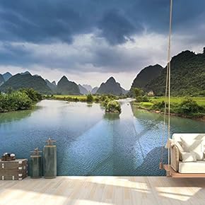 Wall Mural Landscape Removable Wallpaper Wall Sticker for Bedroom Living Room - 66x96 inches