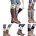 Coromose 2015 Jacquard Knitted Cuffs Toppers Liner Boot Leg Warmers Socks (New-White)