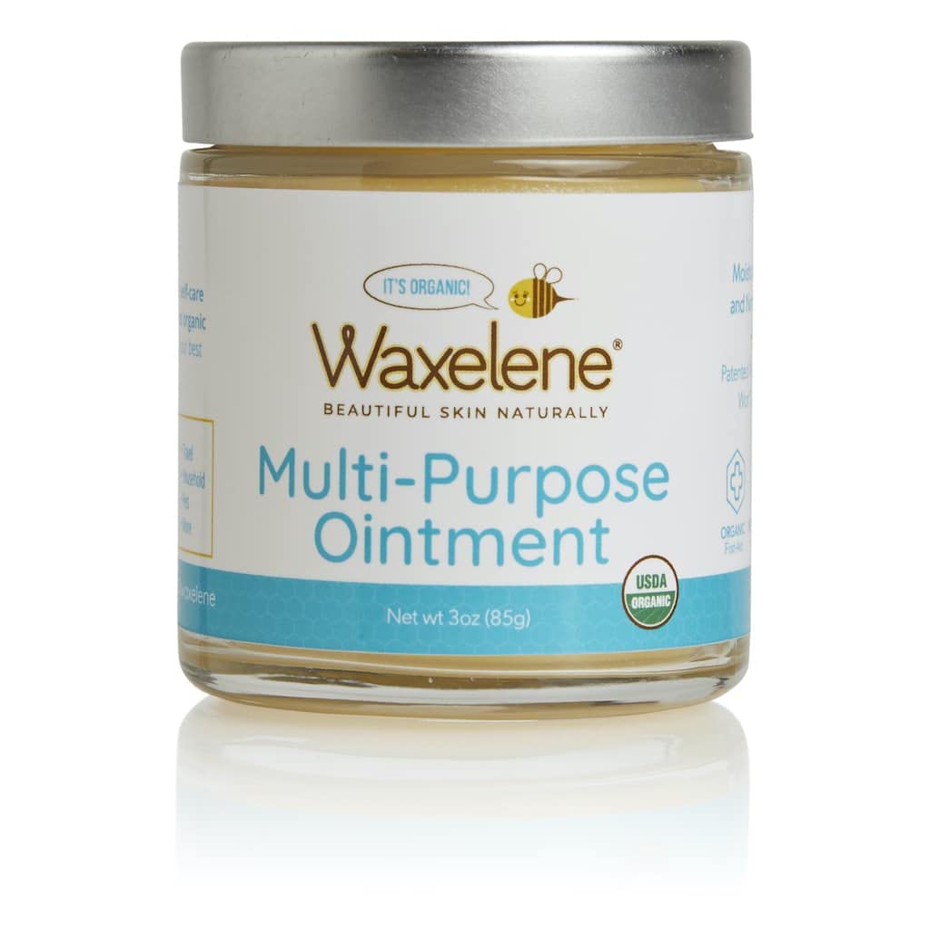 Waxelene Original Aerated Balm, Travel Jar, Organic Multipurpose Ointment the Petroleum Jelly Alternative Eczema Dry Sensitive Skin Face Moisturizer