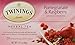 Twinings of London Pomegranate & Raspberry Herbal Tea Bags, 20 Count