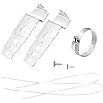 Undercounter Dishwasher Mounting Bracket Kit - 5001DD4001A 2 Packs dishwasher bracket Replacement for LG Samsung GE Whirlpool ld-6100tb1, ldf6810bb, ldf6810bb001, ldf6810ww,ldf7810st-01,ldf9932st etc.