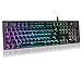 FL.Esports K188 DIP RGB LED USB Wired Anti-ghost Mechanical Gaming Keyboard with Blue Switches For Computer,PC and Gamers