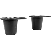 YakAttack Universal Scupper Plugs, Small/Medium, 2 Pack | Fits 1.13"-1.40" Holes | Flexible Rubber | Rigid Center Core | Pull Tabs | Sit-On-Top Kayak Water Control &amp; Drainage