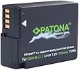 Patona Premium Akku für Panasonic DMW BLC12 E echte 1000mAh intelligenter Akku für Panasonic Lumix DMC GX8 G70 G81 G7 G6 G5 FZ2000 FZ1000 FZ200 FZ300