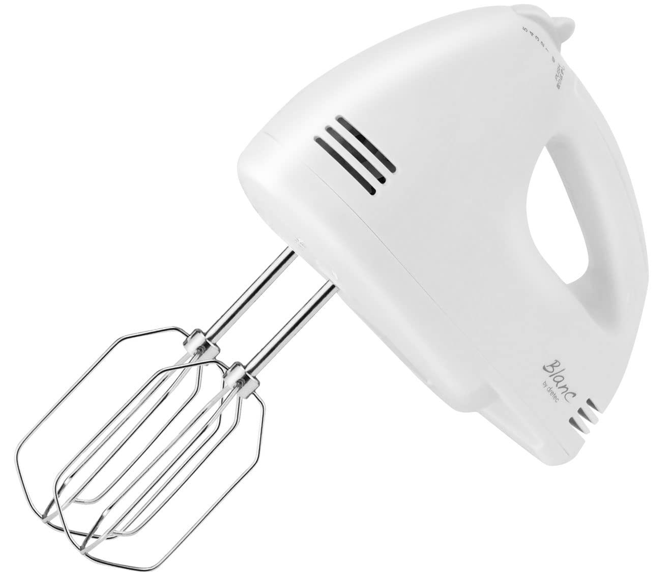dretec(ドリテック) ハンドミキサー 泡立て器 電動 軽量 5段階切替 ホワイト HM-710WT商品画像