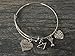 Infinity Collection 21st Birthday Gifts for Women, 21st Birthday Charm Bangle Bracelet, Twenty First Bday Gift Ideas for Her