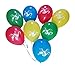 Dragon Party Balloons - Blue, Red, Green, Yellow - 25 Pack