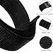 YOOSIDE Nylon Watch Band for Fenix 5/5 Plus, 22mm Soft Lightweight Breathable Nylon Sport Loop Replacement Watch Band Strap for Garmin Fenix 5/5 Plus/Approach S60/Quatix 5/Instinct (Black)