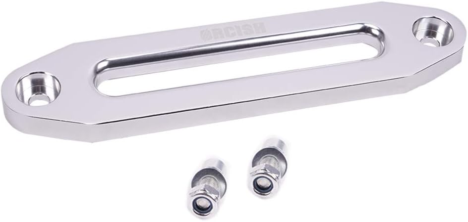 ORCISH 12V 13000-lb Load Capacity Electric Truck Winch Kit Steel Cable, Waterproof Off Road Winch for Jeep,Truck,SUV (Winch Hawse Fairlead)