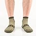 YingDi Copper Socks Moisture Wicking Anti-microbial Ankle Sport Socks Size M Black Pack of 2 pairs