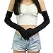 kilofly Women's Long Anti-UV Breathable Arm Sun Block Driving Gloves, 2 Pairs