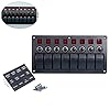 Amarine-made-8-Gang-Red-LED-Indicators-Rocker-Circuit-Breaker-Waterproof-Marine-Boat-Rv-Switch-Panel-PN-CB8-R