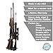 Hold Up Displays - Gun Rack and Rifle Storage Holds 3 Shotguns or Rifles Facing Left for Winchester Remington Ruger Firearms and More - Heavy Duty Steel - Made in USA