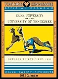 Tennessee Volunteers 2013 Vintage Football Calendar by Asgard Press (2012-08-01) by