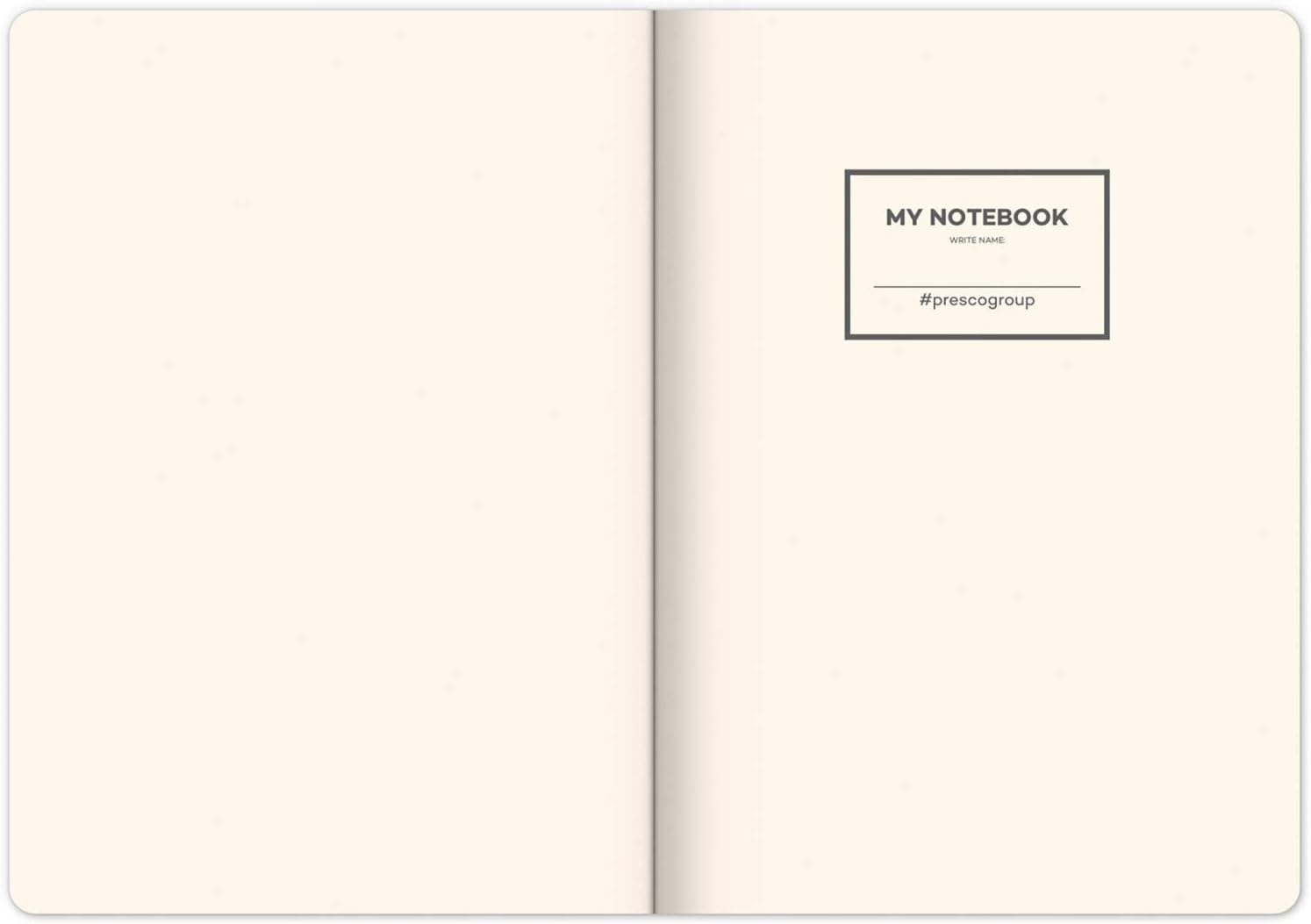 NOTIQUE Presco Group Notebook with elastic band, lined - Image 3