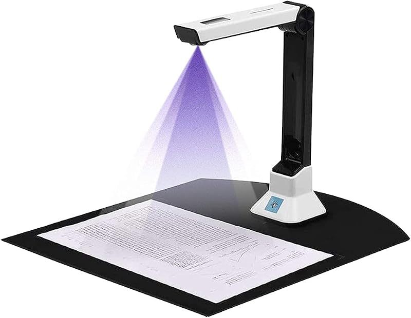 Novara 8MP HD USB Document Camera for Teachers A4 Cam Scanner with Stand