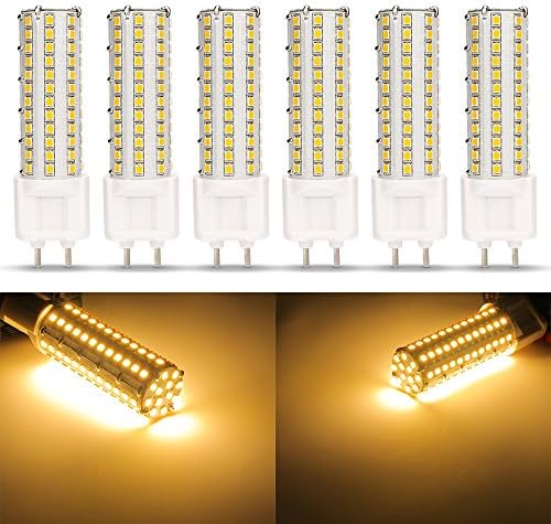 [Pack of 6]eSaveBulb LED Corn Bulb 12 Watt G12 Led Bulb 3000K Warm White Led Light Fixture AC 85-265V 81pcs Leds 2835SMD
