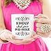 MAUAG Christmas Gifts Funny Coffee Mug, Passive Aggressive Coffee Lover Quiet Please Coffee Cup White, Best Father's Day and Mother's Day Gag Gifts, 14 Oz