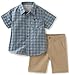 Calvin Klein Boys' Boys 2 Pieces Shirt Short Set - Printed
