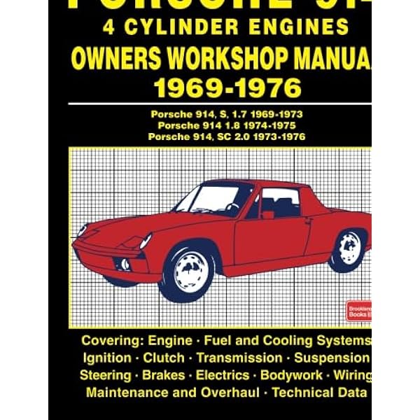 Porsche 914/4 & 914/6 1970-1976 Workshop Manual: Clymer, Floyd 