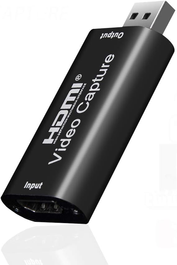 Idealforce Video Capture Cards, HDMI to USB Video Capture Card USB 2.0 1080P HD Recorder Game/Video/Live Broadcasting Facebook Streaming Zoom Meeting PUBG LOL Recording: Computers & Accessories