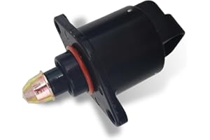 Polcatay 1 PC Car Idle Control Valve, Throttle Stepper Motor for Stable Engine Operation, Replacement of OEM #90380 10526 90325864 Accessories, Compatible with King Kong Idle Motor Idle Speed (Black)