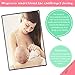 wegreeco Nursing Breast Pads (14 Pack)+Laundry Bag & Travel Storage Bag, 2 Sizes: 3.9/4.7inch - Washable & Reusable Breastfeeding Nursing Pads (Passion, Large, Daytime Use)