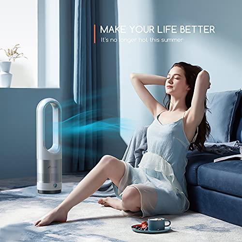 Tower Fan, ZICOOLER 22" Oscillating Tower Fan with Remote, Quiet