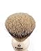 Kent BK4 Cream Traditional Small Silver Tip Badger Shave Brush