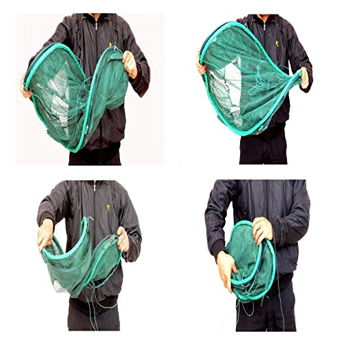 EASY BIG Fishing Nets Foldable Hand Casting Cage for Fishes Shrimps Crabs