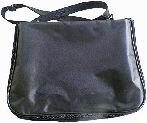 Extra Large Lapel Pin Collector Bag Trading Pin Bag - Black Piping