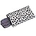 Lucky Leaf Sunglasses Goggles Pouch Case Women Eyeglass Holder with Cleaning Cloth (Leopard (Silver))