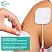 Reajoy 4.5X6 Large Butterfly OTC TENS Unit Pads, 2-Pack American Gel Tens Replacement Pads Electrode Patches for Digital Massager Units and TENS EMS Machine Device