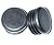 (Pack of 8) CAP PLUGS 1" (1 Inch) Round OD (10 -14 Gauge) Fits 0.740"-0.830" ID) Black LDPE Plastic FENCING Tubing Plug - Steel Furniture Pipe Tube Insert | - End Caps for Fitness Eqpt.