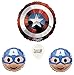 Captain America Avengers 4 piece Balloon Set Bundle