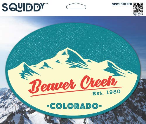 Squiddy Beaver Creek Colorado - Vinyl Sticker Decal for Phone, Laptop, Water Bottle (3" Tall)